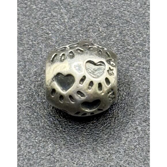Chamilia Sterling Silver Paw Print Enamel Charm P18 - Picture 1 of 6